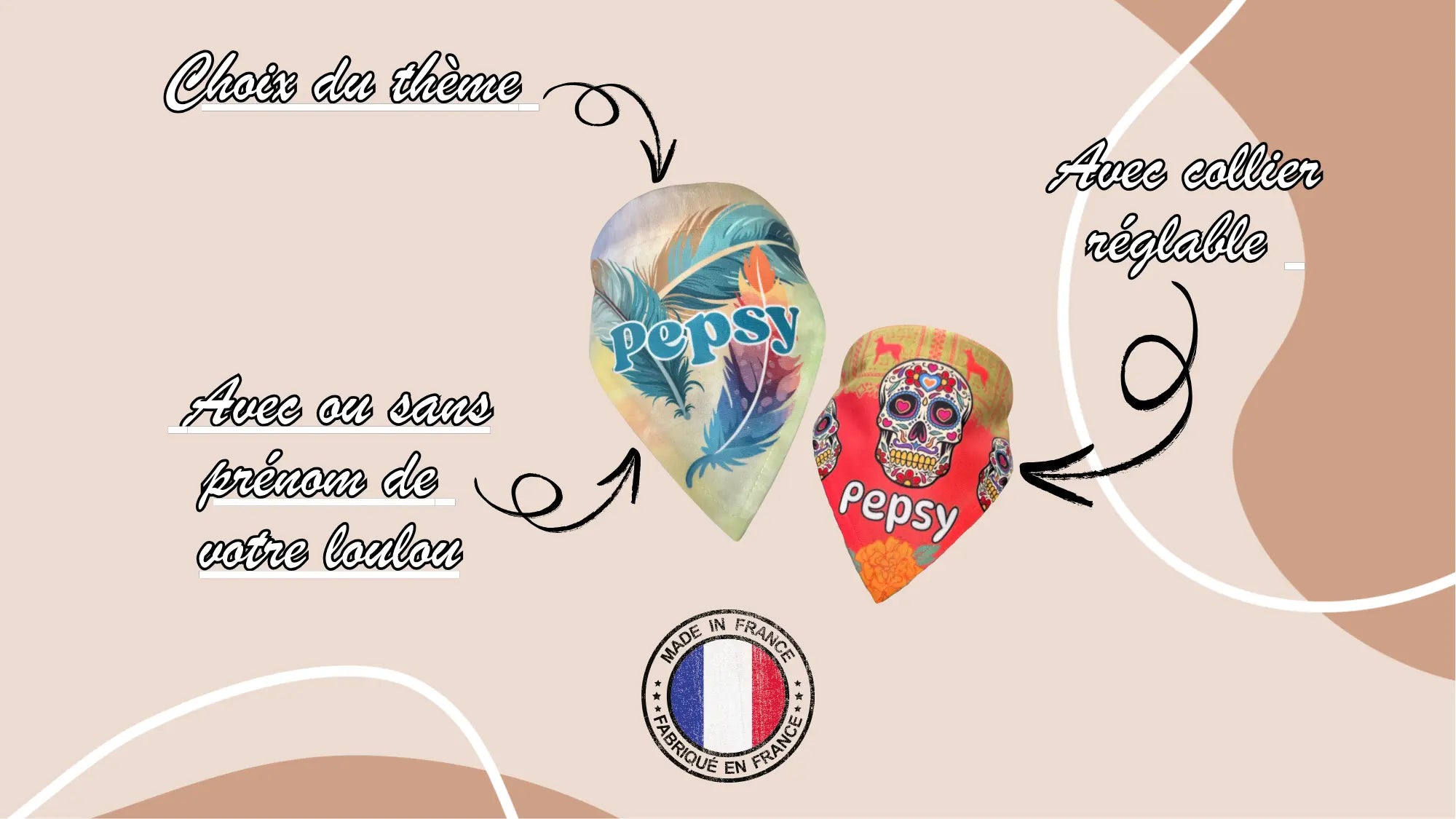 Bandana personnalisé Pepsy-shop