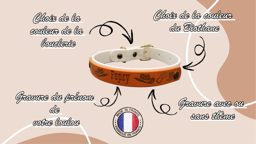 Collier personnalisé Bandeau