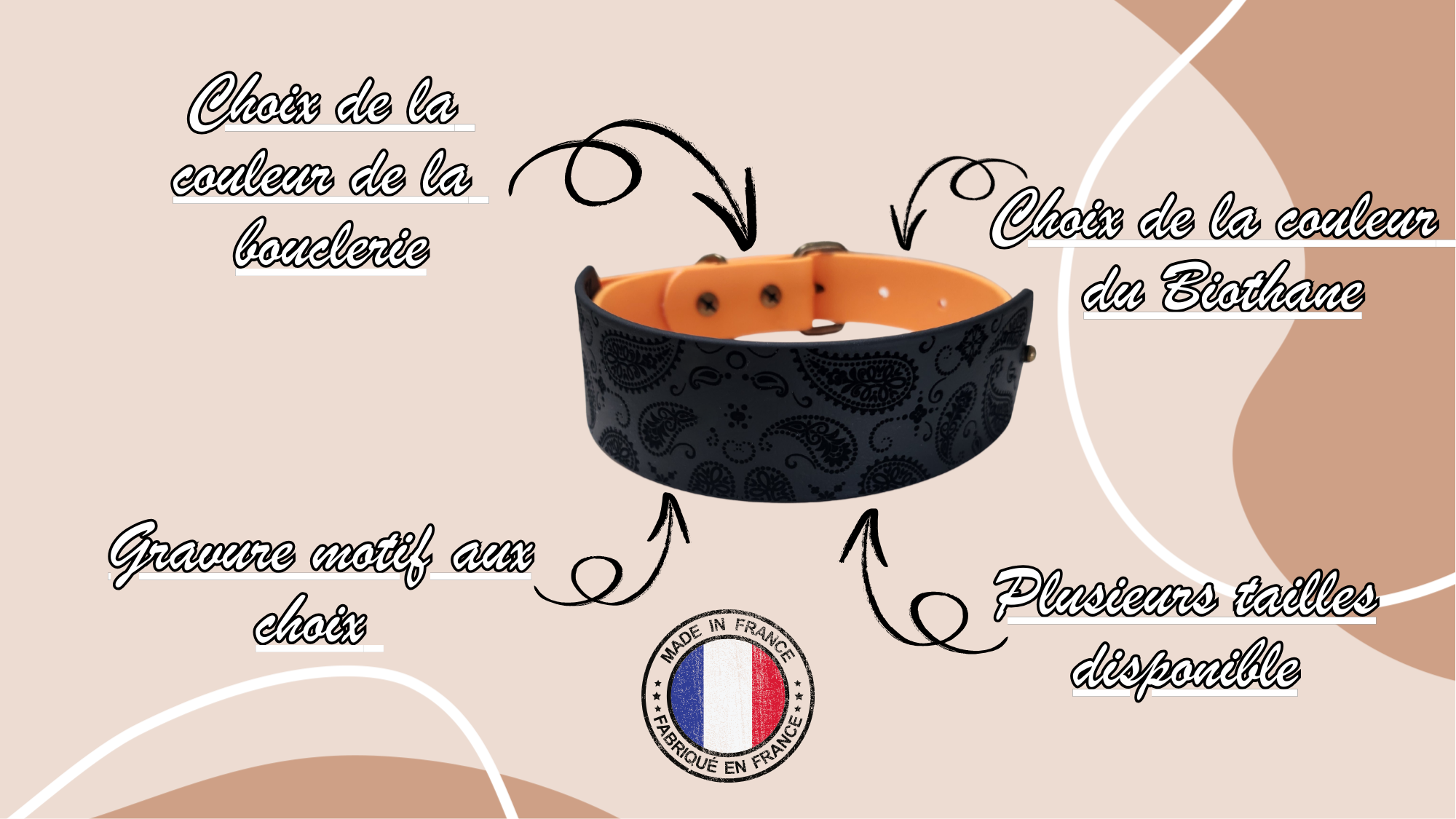 Collier personnalisé Sculpté